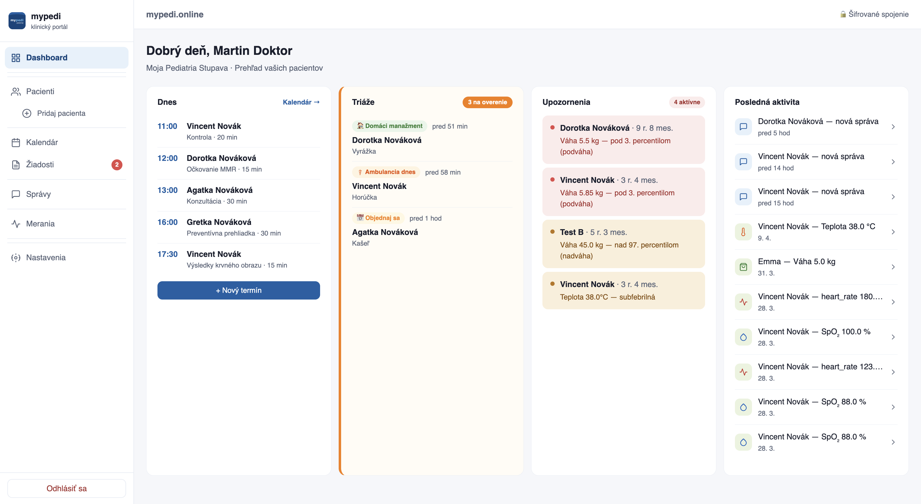 MyPedi doktorský portál